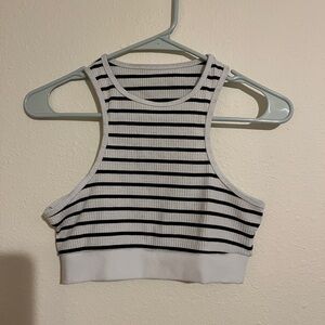Striped crop top